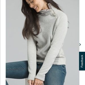 NWOT never worn Prana sporty wool pullover -small